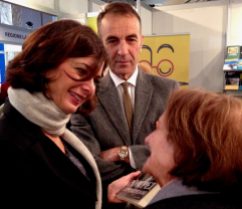 La Presidente Laura Boldrini allo stan N05